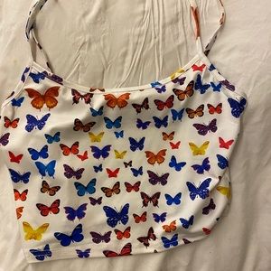 Butterfly cropped Tank